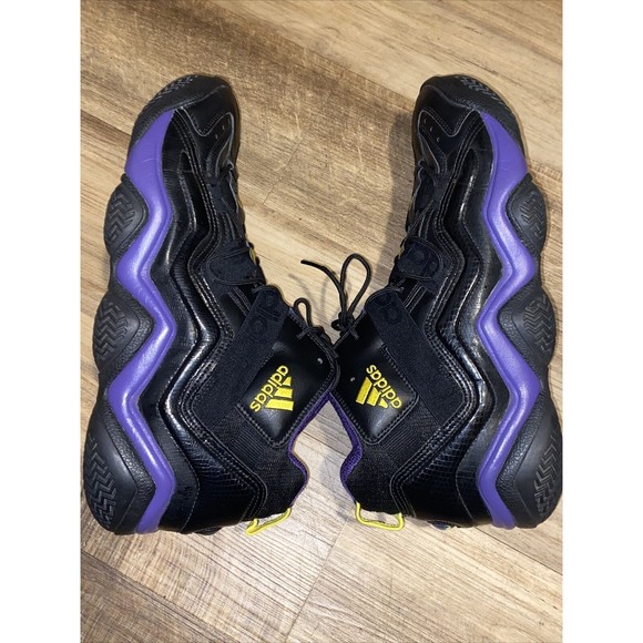 Adidas Top Ten 2000 Lakers Men’s Black Purple Mid-Calf Sneakers Sz 14 main image 6